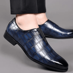 "Antonio" Deluxe Leather Oxford Shoes (Black 39) - | Zavonix