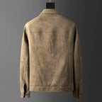 Antonio Suede Coat (Grey S) - | Zavonix