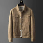 Antonio Suede Coat (Grey S) - | Zavonix
