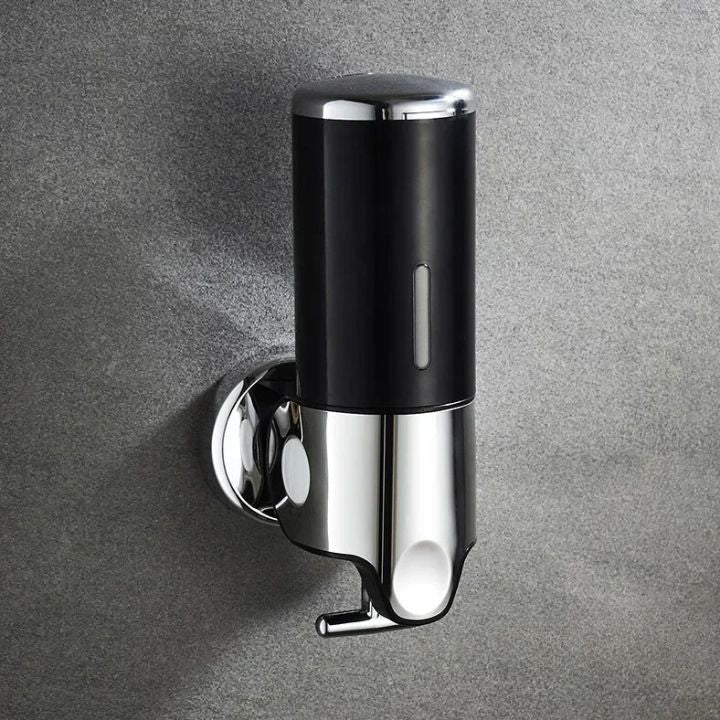 Aqualuxe Soap Dispenser | Wall-Mounted, Stainless Steel, Smooth Pump
