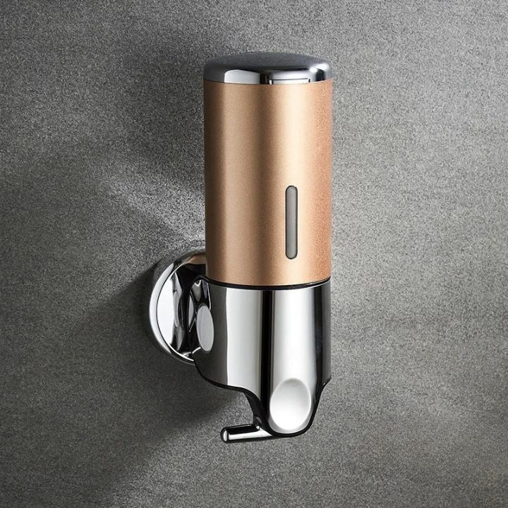 Aqualuxe Soap Dispenser | Wall-Mounted, Stainless Steel, Smooth Pump