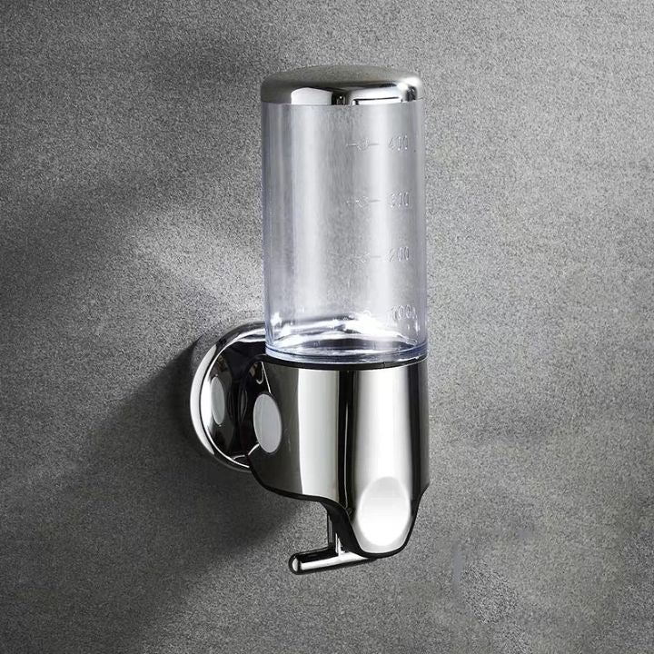 Aqualuxe Soap Dispenser | Wall-Mounted, Stainless Steel, Smooth Pump