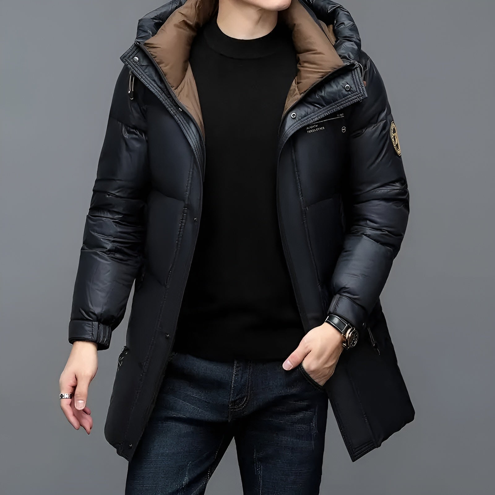 Arctic Noir Parka (Bronze Liner XS) - | Zavonix