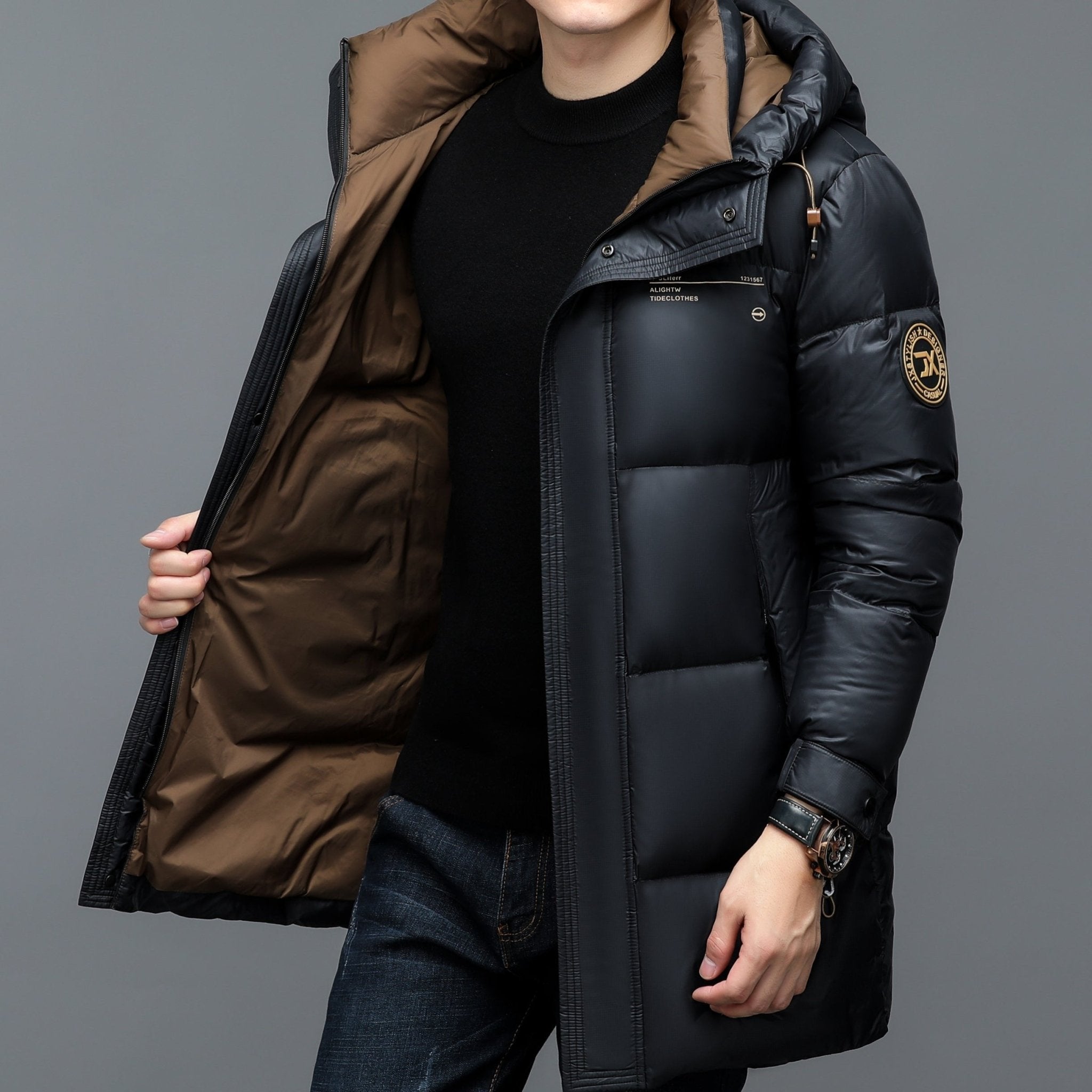 Arctic Noir Parka (Bronze Liner XS) - | Zavonix