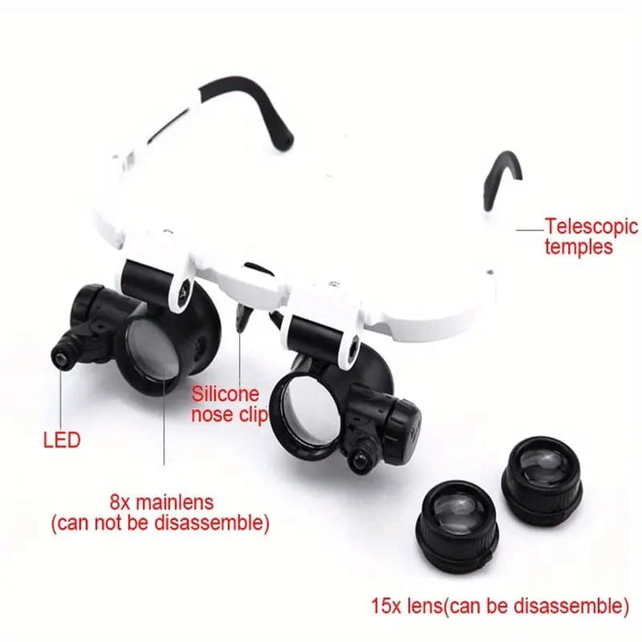 Arcview Led Head Magnifier Detail Lenses Product Image 08
