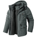 Ardena Jacket — Waterproof Thermal Winter Coat with Fleece Lining (Gray XS) - | Zavonix