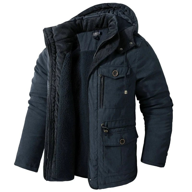 Ardena Jacket — Waterproof Thermal Winter Coat with Fleece Lining (Black XS) - | Zavonix