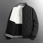Ardena — Quilted Fleece Jacket with Ribbed Collar for Warmth (Gray S) - | Zavonix