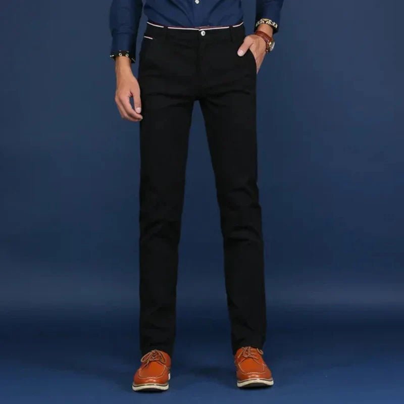 Ardenor Slim - Fit Wrinkle - Resistant Work Pants with Stretch Cotton Blend (Blue XS (28 - 29)) - | Zavonix