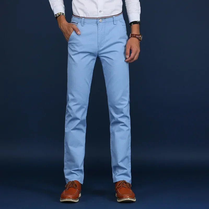 Ardenor Slim - Fit Wrinkle - Resistant Work Pants with Stretch Cotton Blend (White XS (28 - 29)) - | Zavonix