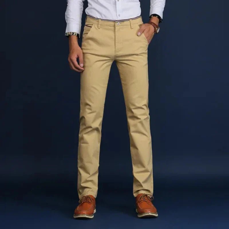 Ardenor Slim - Fit Wrinkle - Resistant Work Pants with Stretch Cotton Blend (Blue XS (28 - 29)) - | Zavonix