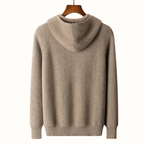 Ardent — Premium Cashmere Merino Hoodie with Tailored Fit (Beige XS) - | Zavonix