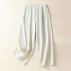ARIA LINEN PANTS (Cream XS) - | Zavonix