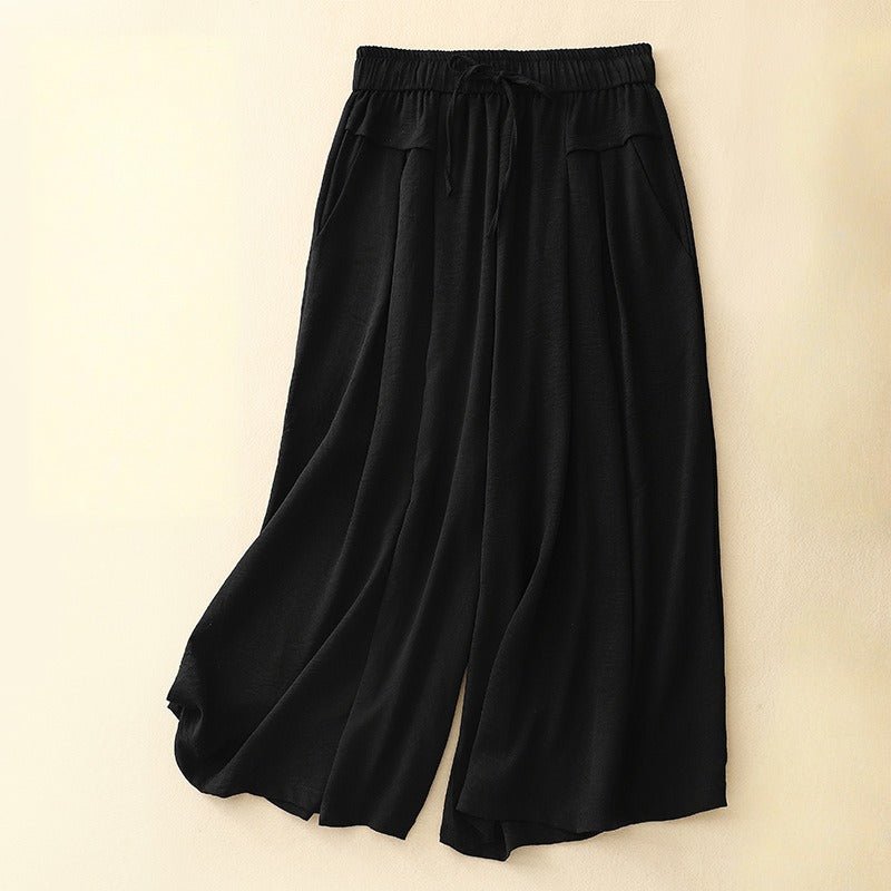 ARIANA LINEN PANTS (Rust XS) - | Zavonix