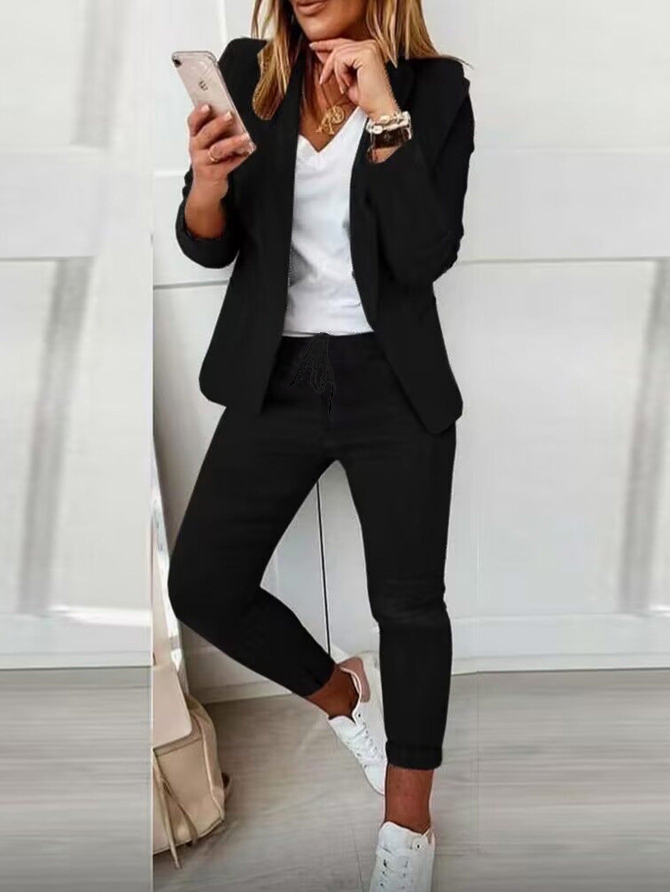 ARIELLA | ELEGANT WOMEN'S SUIT (Gray S) - Elegant Women's Suit | Zavonix