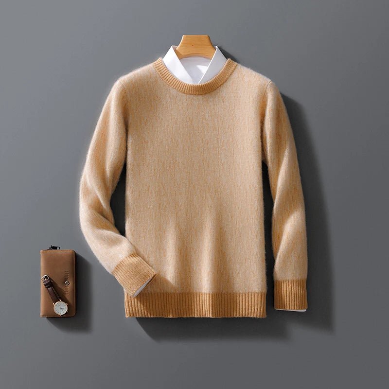 Arlen — Merino Wool Sweater for Warmth and Comfort (Orange XS) - | Zavonix