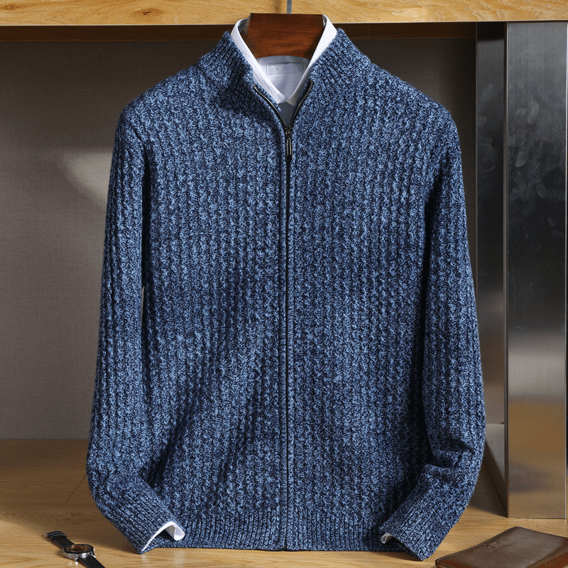 Arlen — Premium Cashmere Sweater with Soft, Tailored Fit (Gray M) - | Zavonix
