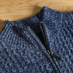 Arlen — Premium Cashmere Sweater with Soft, Tailored Fit (Blue S) - | Zavonix
