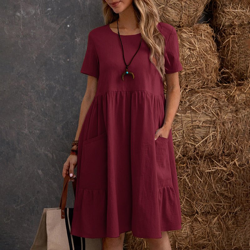 Arlina Retro Gown Vintage Dress (Black S) - Women Dress | Zavonix
