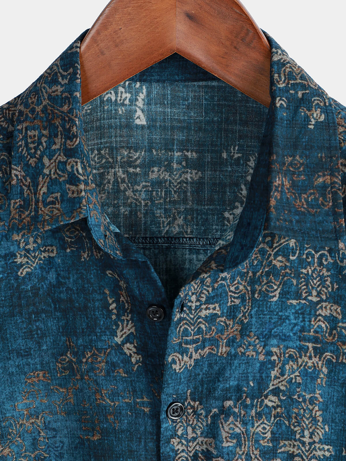 Arlo — Men's Lightweight Cotton - Viscose Summer Shirt (S ) - short | Zavonix