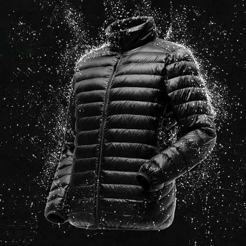 Arloxi Rainbreaker — Lightweight Water - Resistant Satin Coat for All - Weather (Black XS) - | Zavonix