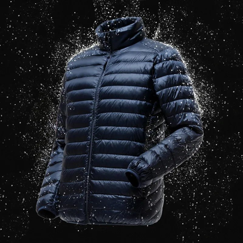 Arloxi Rainbreaker — Lightweight Water - Resistant Satin Coat for All - Weather (Black XS) - | Zavonix