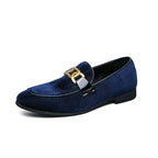 "Armand Vescari" Corduroy Loafers (Azure 6) - | Zavonix