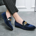"Armand Vescari" Corduroy Loafers (Emerald Green 6) - | Zavonix