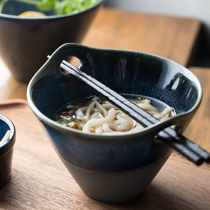 Artisan Ceramic Soup Bowl with Handles – Elegant Glazed Finish for Everyday Use 1
