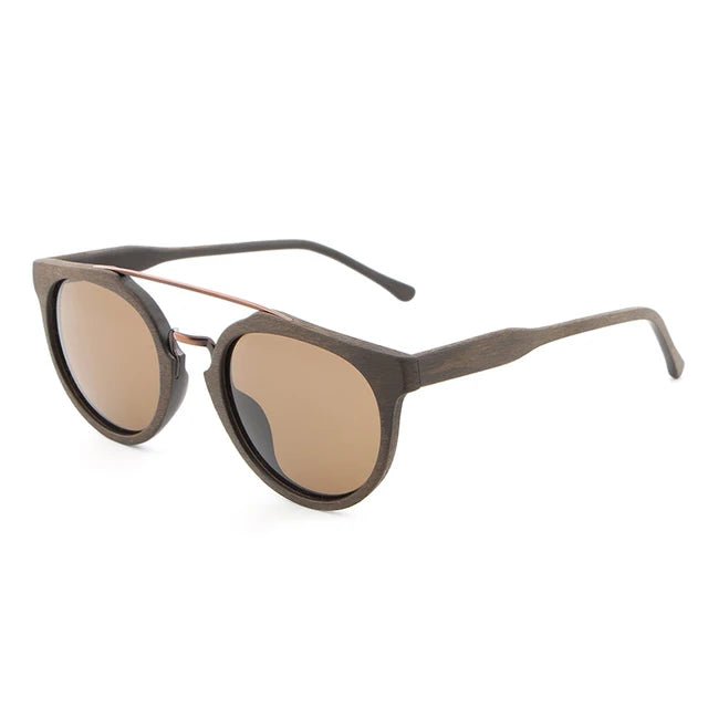 Artisan Crafted Wooden Sunglasses (Brown ) - Sunglasses | Zavonix