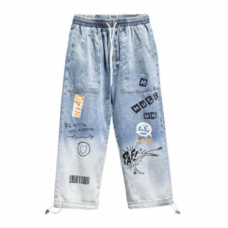 Artisan Utility Trousers with Multiple Pockets and Durable Design (Blue XXS) - | Zavonix