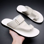 Ashbourne Leather Sandals (Black US 6 / EU 38) - | Zavonix