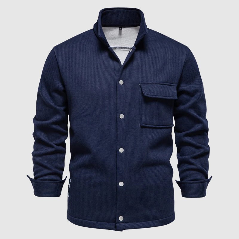 Aspen Grid Shirt (Blue S) - Long sleeve shirt | Zavonix
