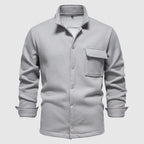 Aspen Grid Shirt (Gray S) - Long sleeve shirt | Zavonix