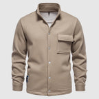Aspen Grid Shirt (Khaki S) - Long sleeve shirt | Zavonix