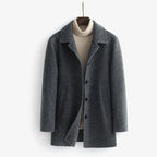 ASTON WOOL OVERCOAT (Gray XS) - | Zavonix