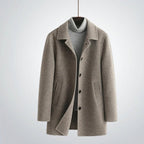 ASTON WOOL OVERCOAT (Gray XS) - | Zavonix