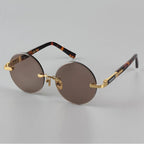 "Astoria" Metal Frame Sunglasses (Gold // Tea ) - Sunglasses | Zavonix