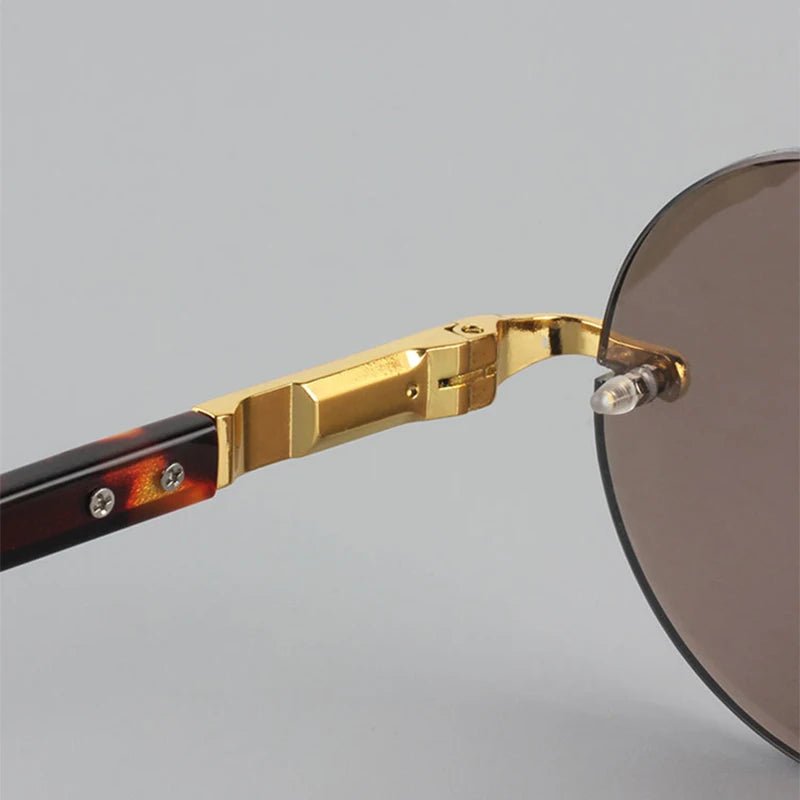 "Astoria" Metal Frame Sunglasses (Grey ) - Sunglasses | Zavonix