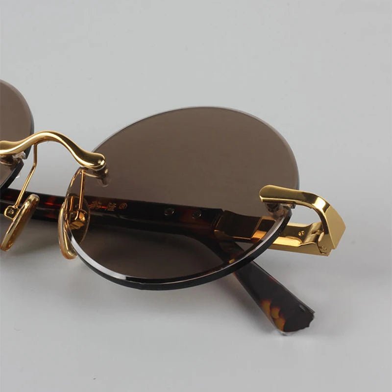 "Astoria" Metal Frame Sunglasses (Grey ) - Sunglasses | Zavonix