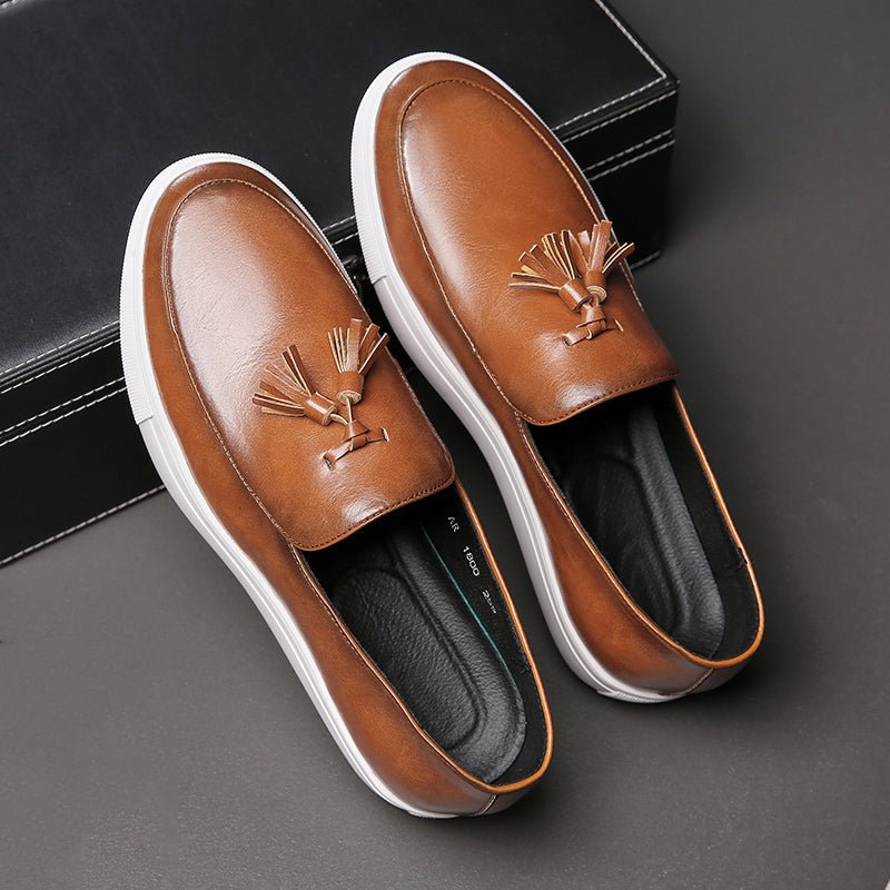 "Atelier Boro" Classic Loafers (Black 7) - Loafers | Zavonix