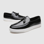 "Atelier Boro" Classic Loafers (Black 7) - Loafers | Zavonix