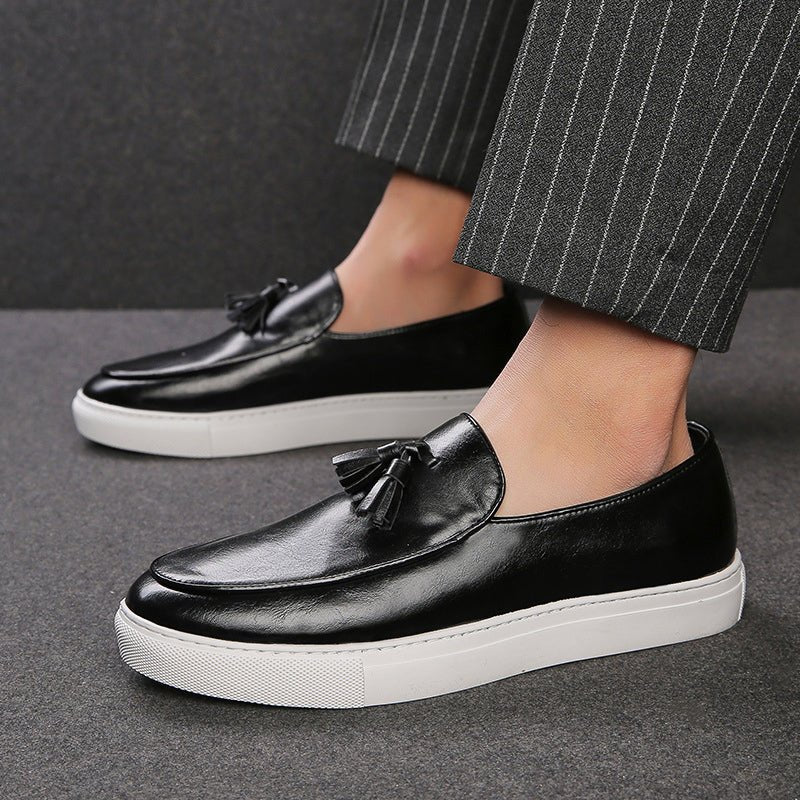 "Atelier Boro" Classic Loafers (Black 7) - Loafers | Zavonix