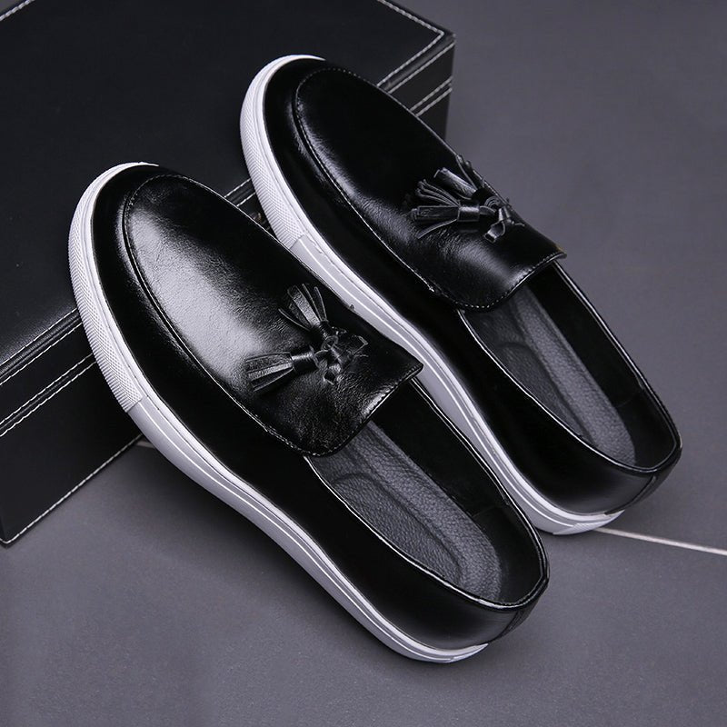 "Atelier Boro" Classic Loafers (Black 7) - Loafers | Zavonix