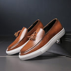 "Atelier Boro" Classic Loafers (Brown 7) - Loafers | Zavonix
