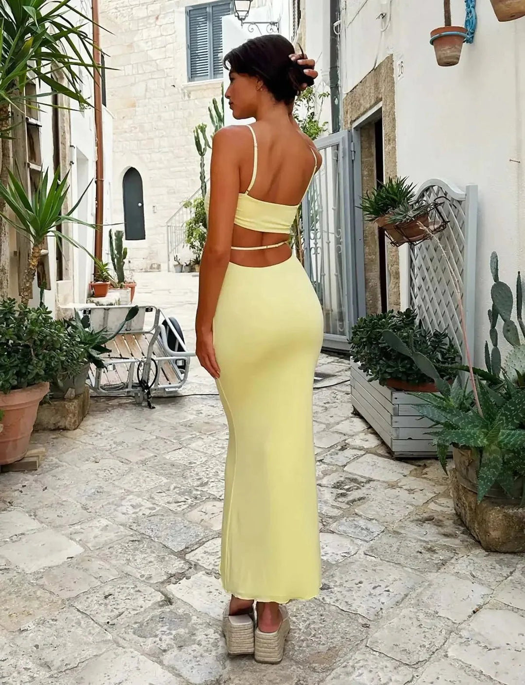 Aurelie Open-Back Maxi Dress product image 4