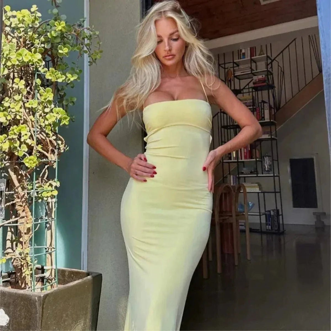 Aurelie Open-Back Maxi Dress product image 5