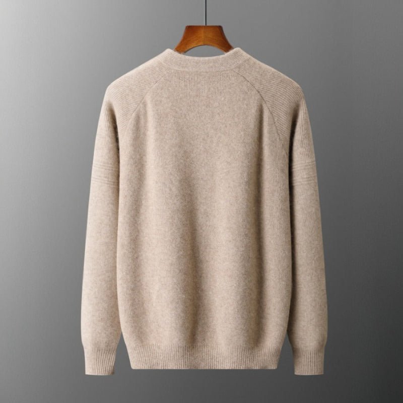 AUSTIN WOOLEN CARDIGAN (Beige XS) - | Zavonix