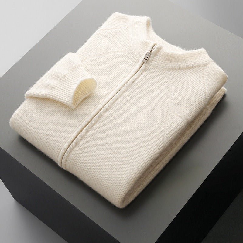 AUSTIN WOOLEN CARDIGAN (White XS) - | Zavonix