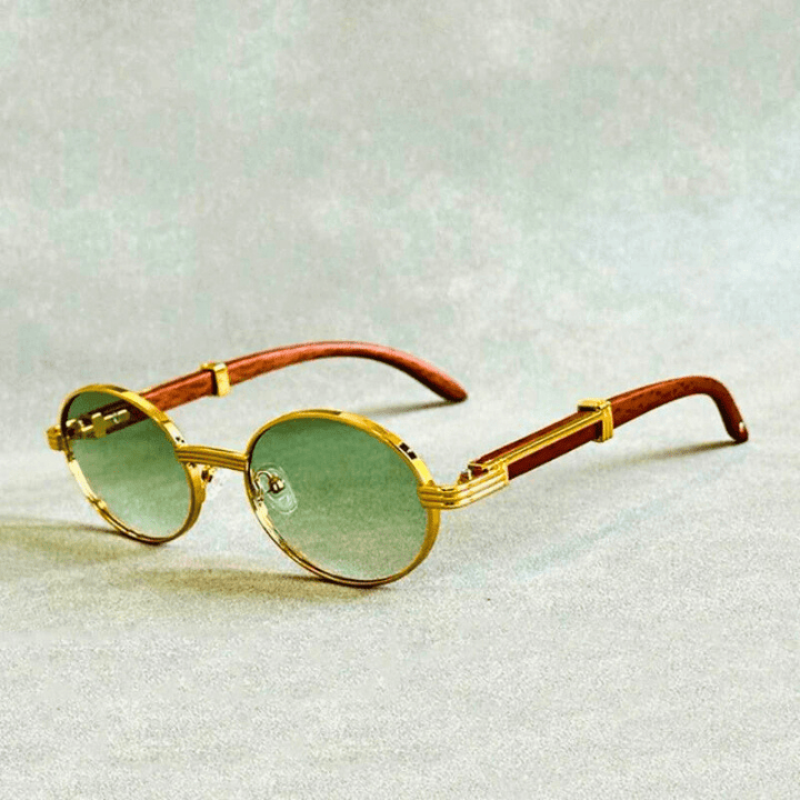 Avren WoodBlend Sunglasses — Eco - Friendly Anti - Glare UV Protection (Emerald ) - | Zavonix